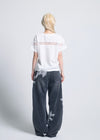 Sparkle lace denim