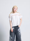 Romantic lace tee