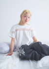 Romantic lace tee
